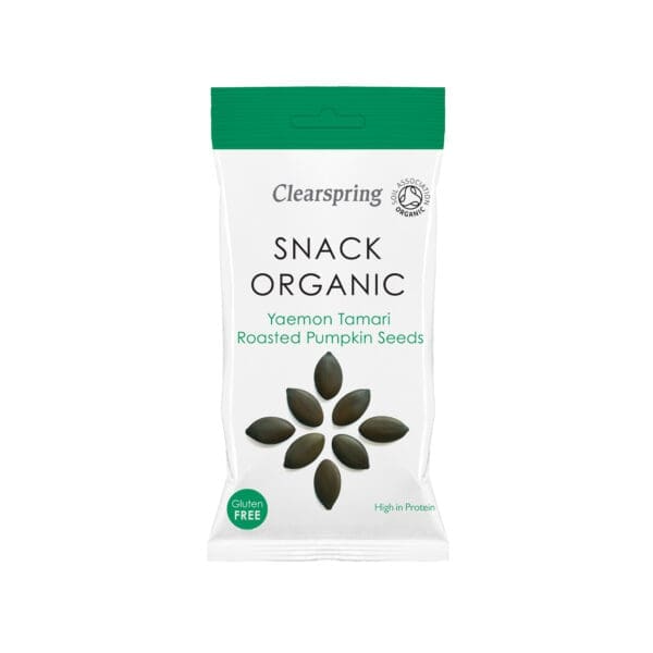 Clearspring Organic Yaemon Tamari Roasted Pumpkin Seeds