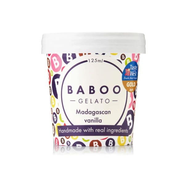 Baboo Vanilla Gelato Mini Tub