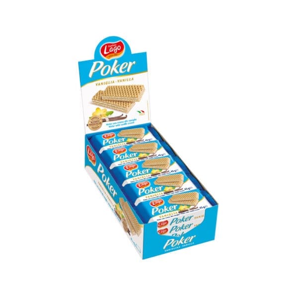 Lago Poker Vanilla Creme Wafer