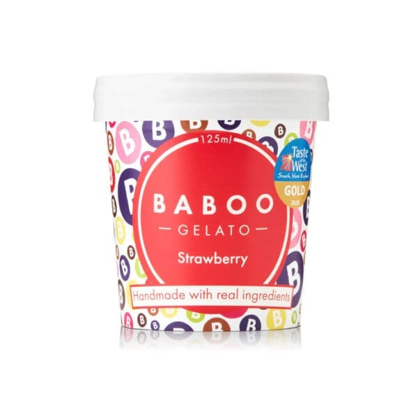 Baboo Strawberry Gelato Mini Tub