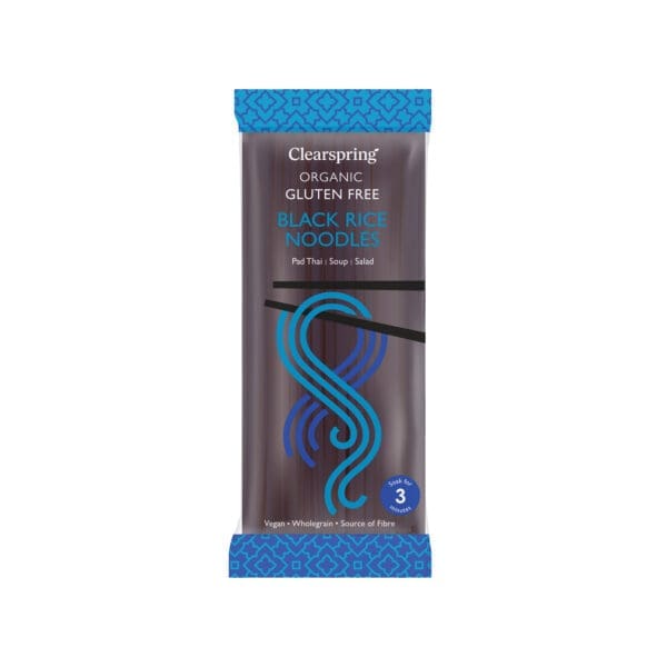 Clearspring Organic Gluten Free Black Rice Noodles