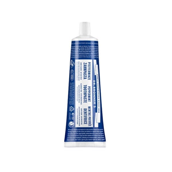 Dr Bronners Peppermint Toothpaste 105ml