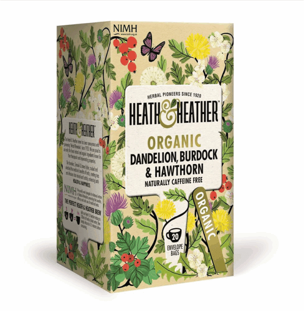 Heath & Heather Organic Dandilion Burdock Hawthorn