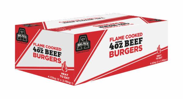 Big Al's Flame Cooked 4oz Beefburger