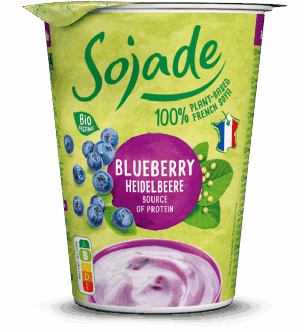 Sojade Organic NAS Blueberry and Cherry Soya Yogurt