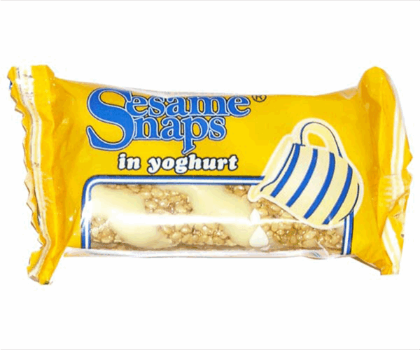Sesame Snaps In Yogurt