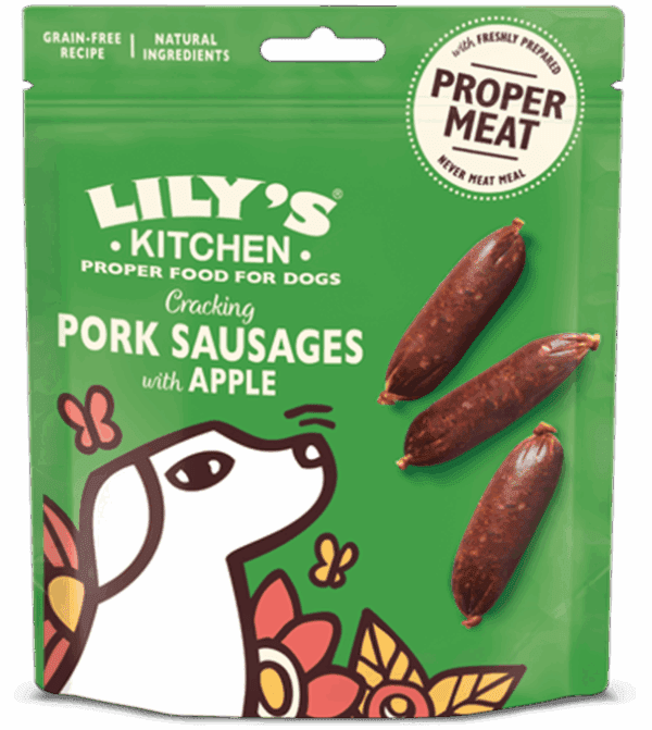 BTO Lily's Kitchen Cracking Pork and Apple Sausages