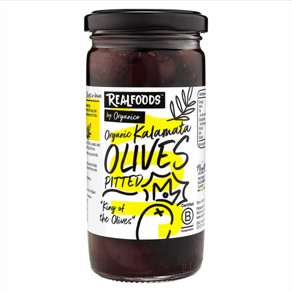 Organico Kalamata Olives Pitted in Brine