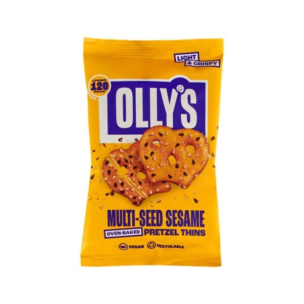 Ollys Pretzel Thins Multiseed Sesame