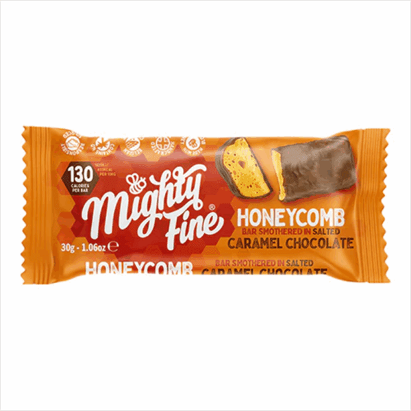Mighty Fine Salted Caramel Honeycomb Bar
