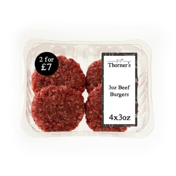 Thorner's 3oz Beefburgers