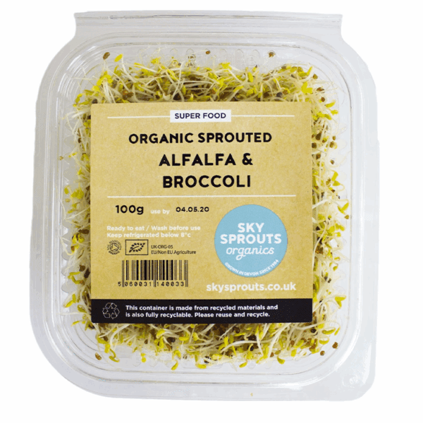 Sky Sprouts Organic Multi Pack Sango Alfalfa and Broccoli