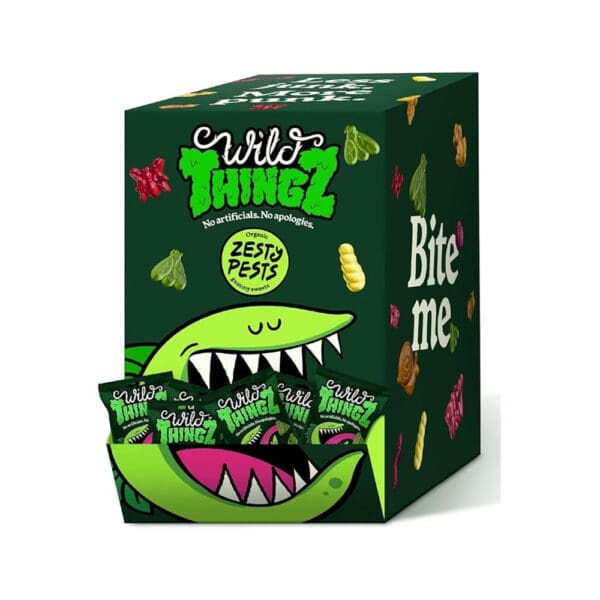 Wild Thingz Organic Vegan Sweets Gummy Grubs