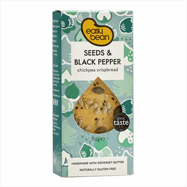 Easy Bean Mixed Seed & Black Pepper Crispbread