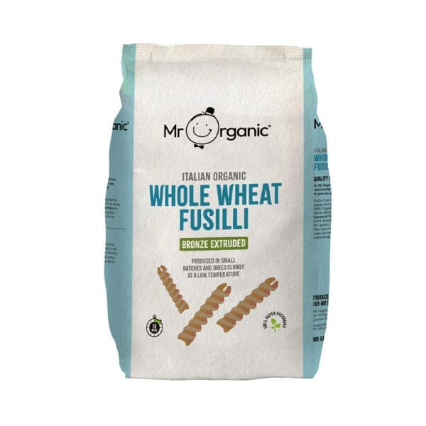 Mr Organic Whole Wheat Fusilli