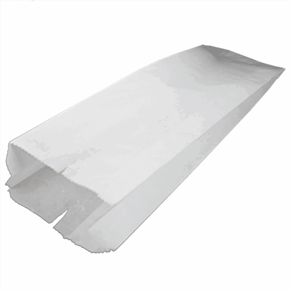 White Sulphite Paper Baguette Bag 4x6x14