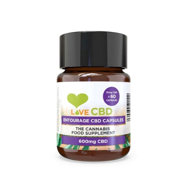 Love CBD Entourage 600mg Capsules
