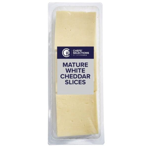 Chefs' Selections Mature White Cheddar Slices