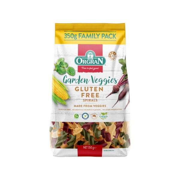 Orgran Garden Veggies Spirals