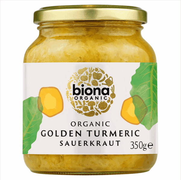 Biona Organic Golden Turmeric Sauerkraut Demeter