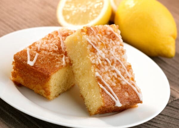 Handmade Cake Lemon Drizzle Slice