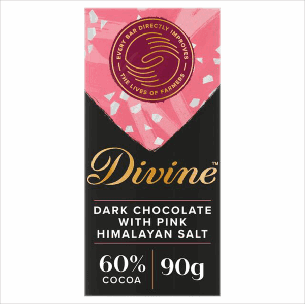Divine Dark Chocolate Pink Salt