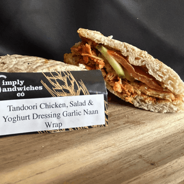 Tandoori Chicken Naan Wrap