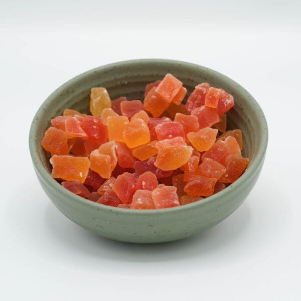 Diced Papaya