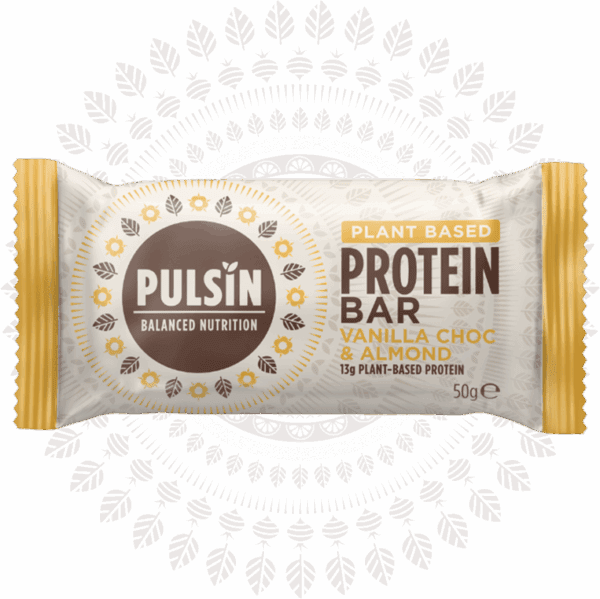 Pulsin Vanilla Choc and Almond Protein Bar