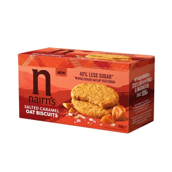 Nairns Salted Caramel Oat Biscuits