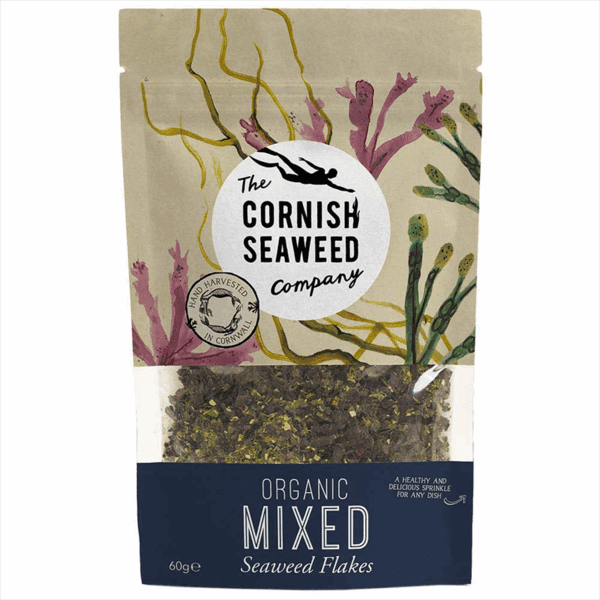 Cornish Seaweed Mixed Seaweed Flakes Organic