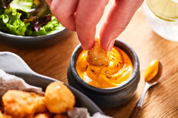 Golden Crumb Battered Cauliflower Florets