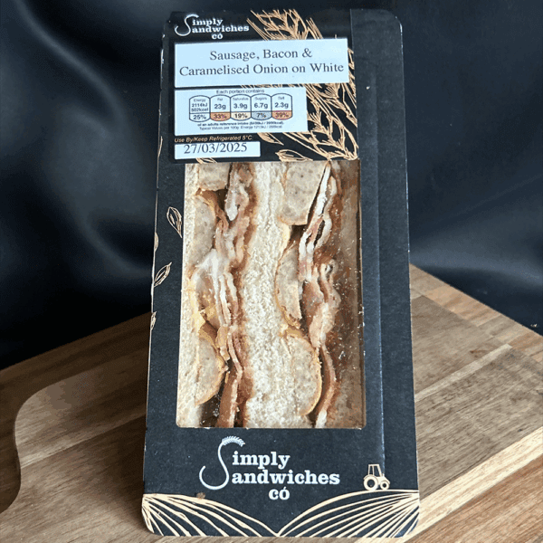 Sausage and Bacon Sandwich