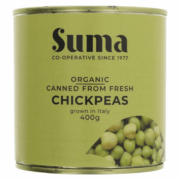 Suma Organic Chick Peas No Salt Or Sugar