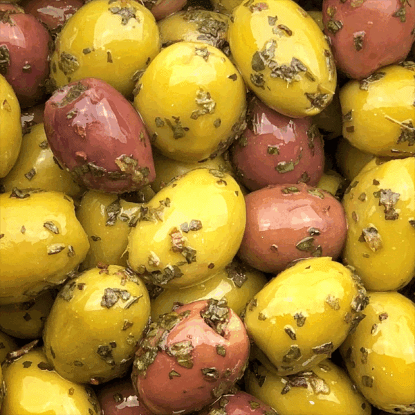 Pitted Mixed Olives Herbs