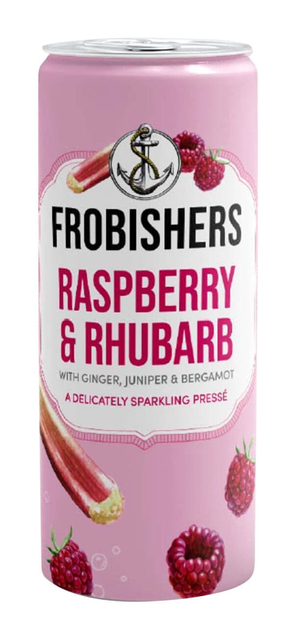 Frobishers Raspberry & Rhubarb Presse Can