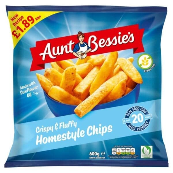 Aunt Bessie's Homestyle Chips PM £1.89