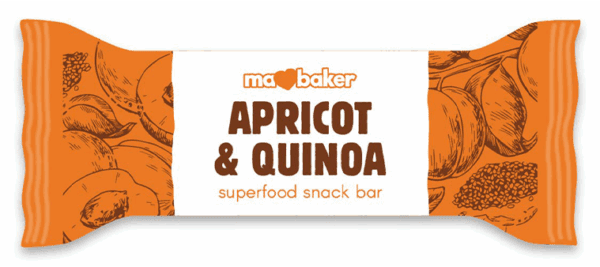Ma Baker Superfoods Apricot and Quinoa Bars
