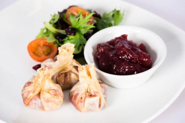 Scheff Cranberry & Brie Wonton