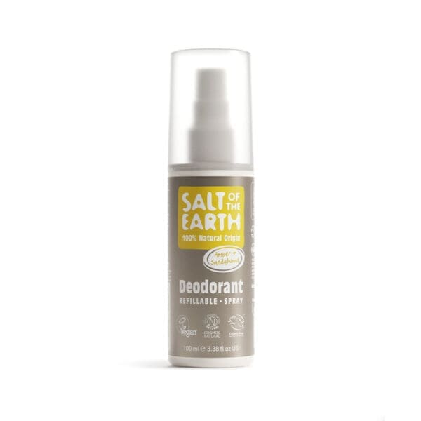 Salt of the Earth Amber and Sandalwood Deodorant