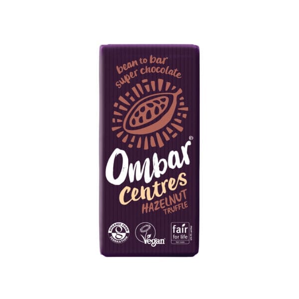 Ombar Organic Centres Hazelnut Truffle Raw