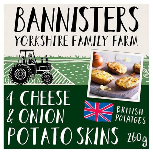 Bannisters 4 Cheese & Onion Potato Skins
