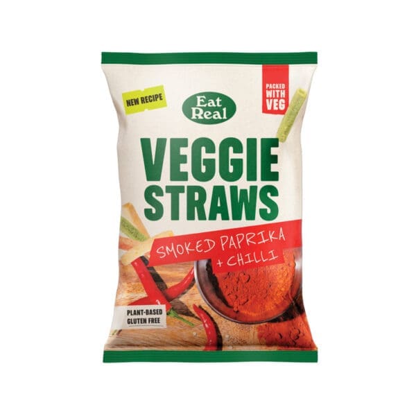 Eat Real Paprika & Chilli Veg Straws