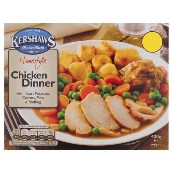 Kershaws Chicken Dinner PM £2.75