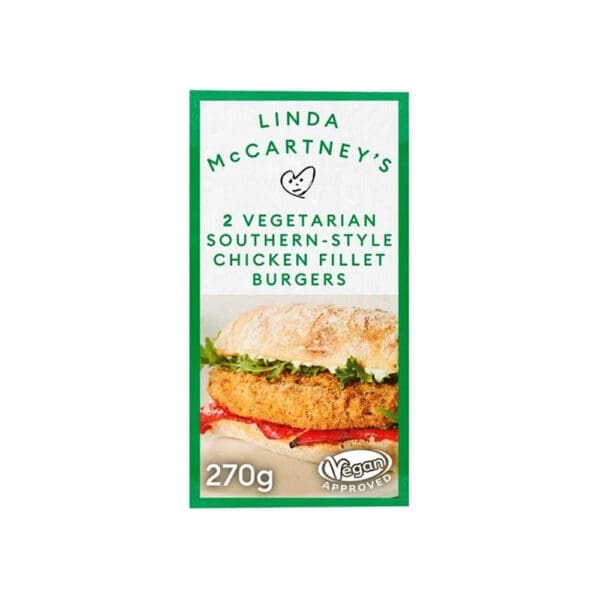 Linda McCartney 6 Vegetarian Southern Style Chicken Burger