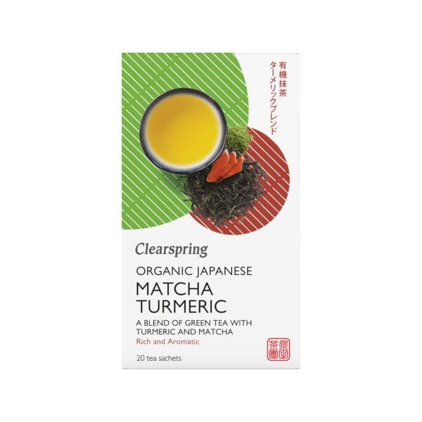 Clearspring Organic Japanese Matcha Turmeric Green Tea