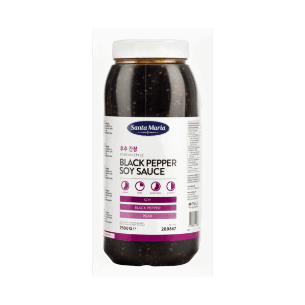 Korean Style Black Pepper Soy Sauce
