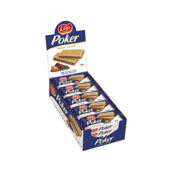 Lago Poker Cacao Creme Wafer