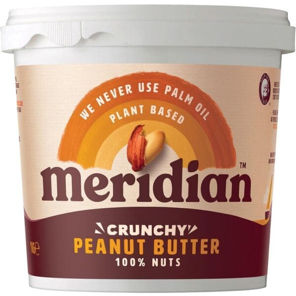 Meridian 100% Crunchy Peanut Butter No Salt