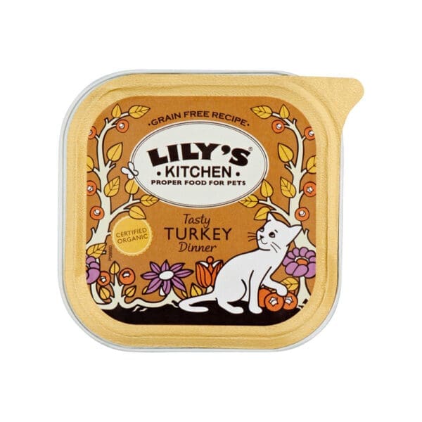 Lily's Kitchen Organic Turkey Cat Food Tray